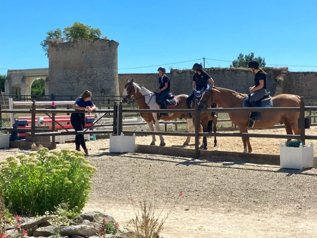 Cours d'équitation avec Grace